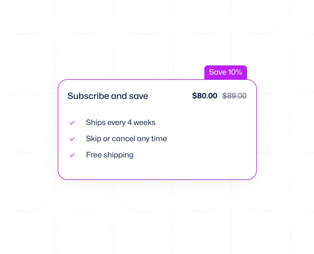 Subscription purchase option